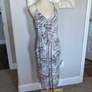 1 State palm print dress sz Medium